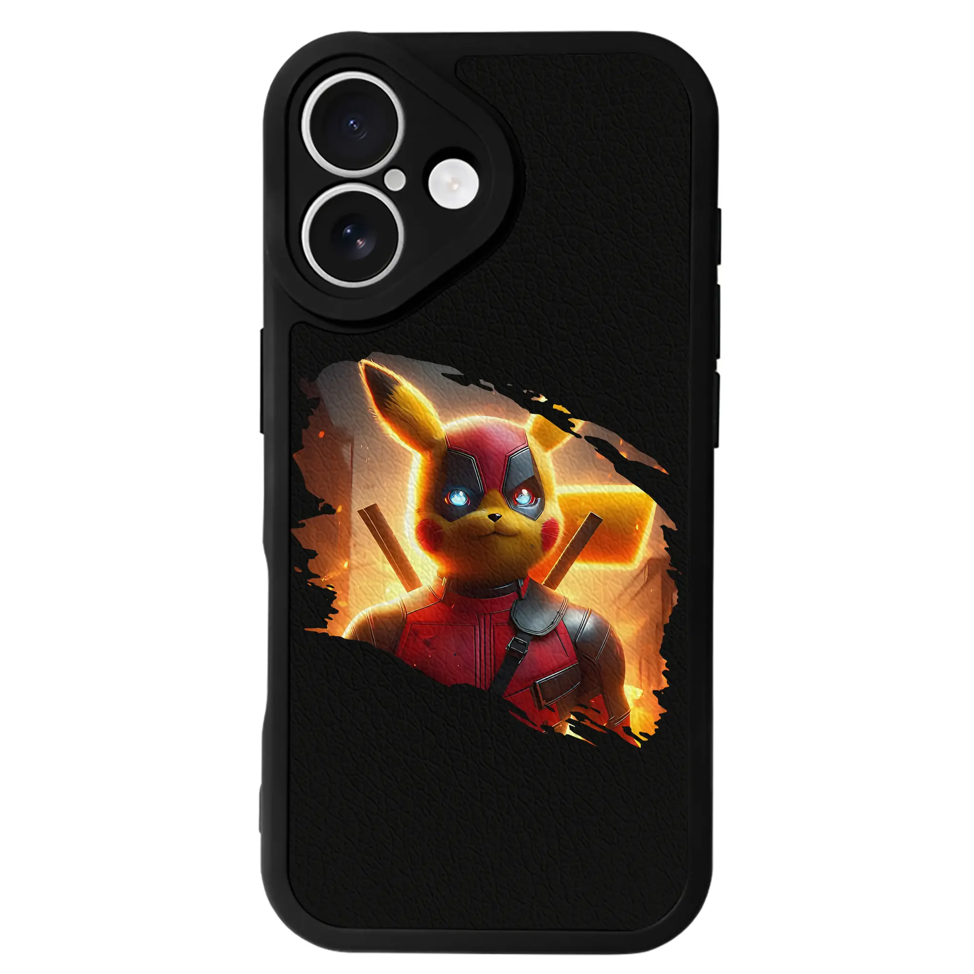 ポケモン グッズ,ピカチュウ - IPhone 16シリーズ対応 ・ シリコンスマホケース ・ レザー調 ・ 高精度フィット ・ 耐衝撃 ・ ワイヤレス充電対応 ・ 精密カット